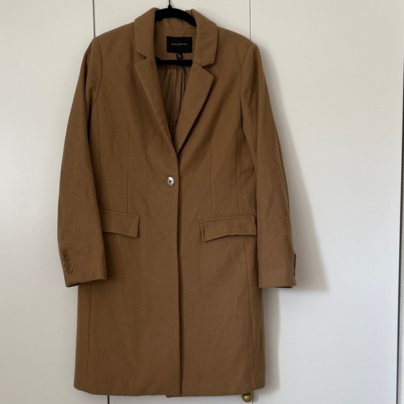 Banana Republic Tan Blazer Coat - Picture 1 of 3